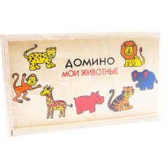Игра Camis Домино детское деревянное - Животные 313010