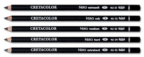 Олівець графітний Cretacolor для малюнку Неро дуже твердий ! ПОШТУЧНО 1/3 ! 46105