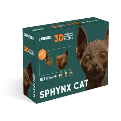 Конструктор 3D пазл Cartonic Cartsphy Sphynx cat 18*16*16см