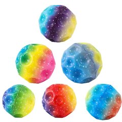Мяч Гравити Бол 65мм гравитационный попрыгун Gravity Ball Rainbow Color №1011