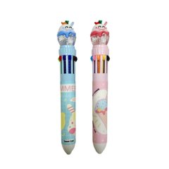 Кулькова ручка з насадкою 10-ти кольорова Aodemei Морозиво мікс ADM-15230