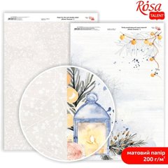 Папір для дизайну Rosa Talent А4 200г/м матовий двостор. Winter Dreamer-2 5318066