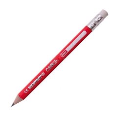 Олівець графітний з гумкою KORES GRAFITO COACH червоний K92530