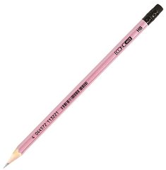 Олівець графітний з гумкою EXONOMIX PEARLY HB асорт E11322