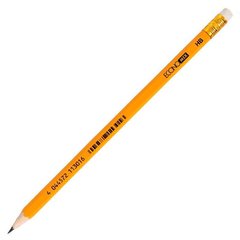 Олівець графітний з гумкою EXONOMIX HB помаранчевий E11301