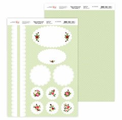 Бумага для дизайна Роса Talent А4 250г/м двухсторонняя Магия роз-4 5310028