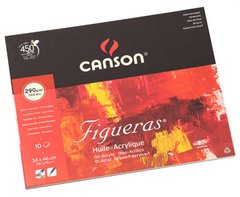 Папір-склейка для олії Canson Figueras 38*46см 290г/м 10арк CON-200857223R