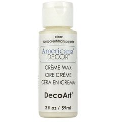 Воск для декора DecoArt на водной основе Creme Wax Americana 59мл ADM01-30/ADM07-30, прозрачный