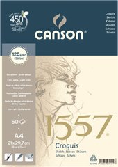 Альбом спіраль А4 для графіки Canson 1557 120г/м 50арк CON-204127418R