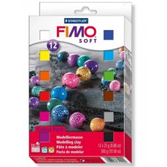 Набір для ліпки FIMO Soft Асорті 12 кол.*25г 8023 01