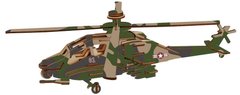 Модель 3D дерев'янна сборна WoodCraft XA-G009H Гелікоптер-3 штурмовий 39,5*26,5*12,5см