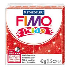 Глина полімерна FIMO kids 42г 8030-***, Білий