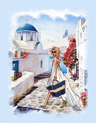 Набір для вишивання бісером Идейка 30*40см ВБ1042 Грецькі канікули