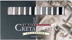 Пастель суха CRETACOLOR 12кол. в карт коробці серые оттенки 48512