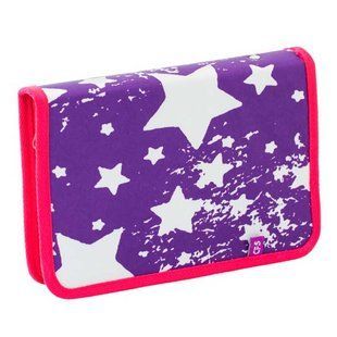 Пенал 1М Cool For School з 1 отворотом б/н Starry Violet CF86605