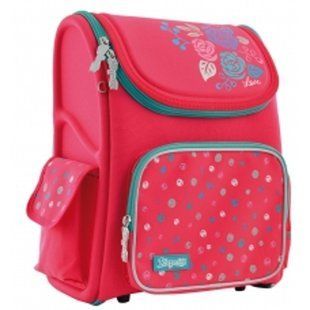 Ранець каркасний 1Вересня Yes 556331 Lovely roses H-17 34,5*28*13,5см + ПОДАРОК ТМ YES