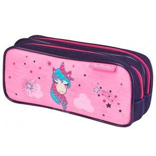 Пенал мягкий на 2 отделения Herlitz 50026395U Unicorn