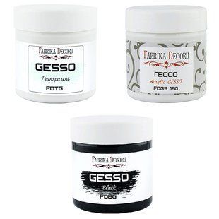 Паста акриловая Фабрика Декору 150мл Gesso FD** 150, Белый