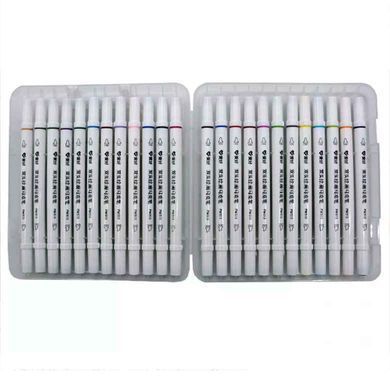 Маркер двосторонній SketchMarker Swiss Ink для паперу набір 24шт PM513-24