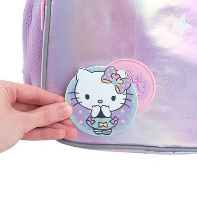 Патч - Нашивка на ліпучці Kite з підвіскою на карабині Hello Kitty HK25-3010-1