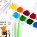 Краски акварельные 12 цв. Rosa Kids Cats с/к 301201