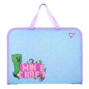 Портфель А4 Yes пластик на молнии FC Minecraft.Spring 492313