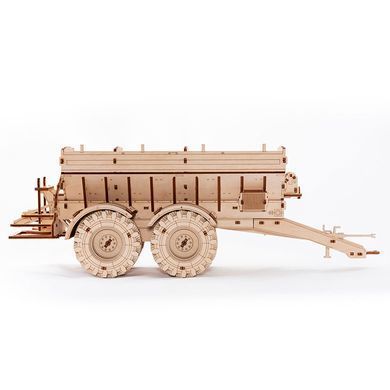 Модель 3D дерев'янна сборна механічна EVA Eco-Wood-Art TRAILER FOR KIROVETS K-7M 001072