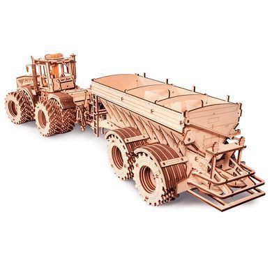 Модель 3D дерев'янна сборна механічна EVA Eco-Wood-Art TRAILER FOR KIROVETS K-7M 001072