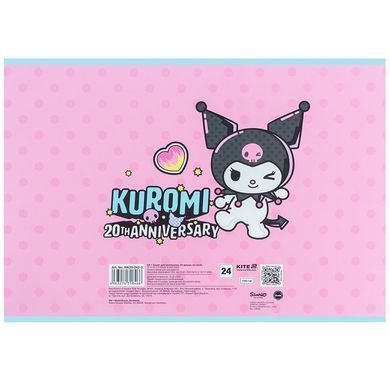 Альбом для малювання А4 24арк Kite мод.242 Kuromi HK25-242-2