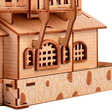 Модель 3D дерев'янна сборна WoodCraft XF-G003 Голанський млин 19,5*23*33,5см