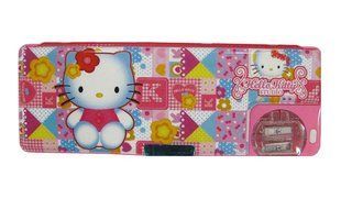 Пенал пустий пластик HELLO KITTY с точилкой JT-7001