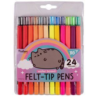 Фломастеры 24 цв. Yes 650555 Pusheen rainbow