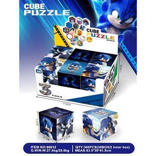 Игрушка Кубик Рубика 3х3, 5,7*5,7см Соник 5260-9