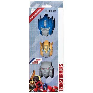 Патч - Нашивка на ліпучці Kite набір 3шт Transformers TF25-3012