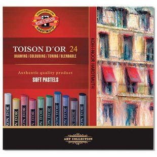 Пастель сухая KOH-I-NOOR Toison Dor набор 24шт. 8514