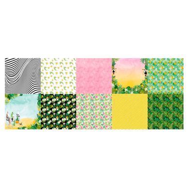 Набор бумаги для скрапбукинга Фабрика Декора 30,5*30,5см Wild Tropics 10л + бонус 200г/м2 FDSP-01071
