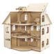 Деревянная сборная механическая 3D модель EVA Eco-Wood-Art DOLL HOUSE 001041