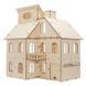 Деревянная сборная механическая 3D модель EVA Eco-Wood-Art DOLL HOUSE 001041