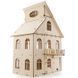Деревянная сборная механическая 3D модель EVA Eco-Wood-Art DOLL HOUSE 001041