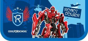 Пенал пластиковый 1 отделение без наполнения Cool For School CF32004-02 Robot Power