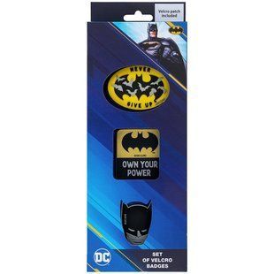 Патч - Нашивка на ліпучці Kite набір 3шт DC Comics Batman DC24-3012-1