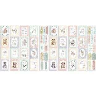 Набор карточек - картинок для декорирования Фабрика Декора Baby shabby 01011 rus+en