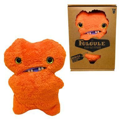 Игрушка фигурка Фуглер 23см Fuggler мягкая 15707P Кривозубый слизнячок оранжевый, в крафт коробке