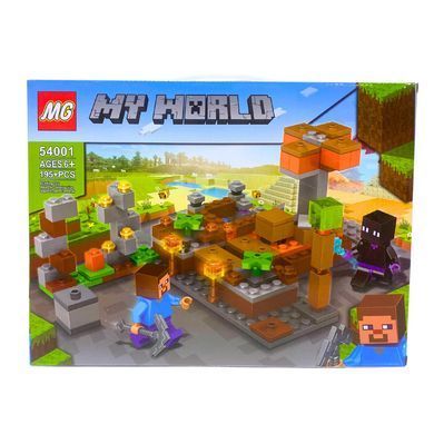 Конструктор 3D Blocks My World Minecraft 195 элементов 54001