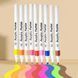 Маркер универсальный акриловый Yulin Acrylic Marker набор 12 шт Y-04-12 в пластиковом футляре