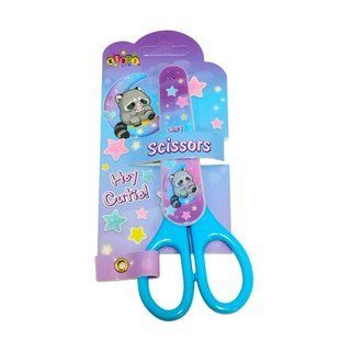 Ножницы Kidis 13,5см детские металл. Raccoon 13580 в чехле