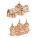 Деревянная сборная 3D модель WoodCraft Тайланский стиль 2в1 XE-G015A