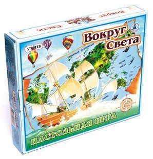 Игра настольная Strateg 723 Воокруг света (рус)
