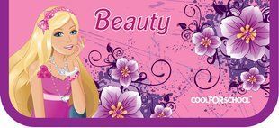 Пенал пластиковый 1 отделение без наполнения Cool For School CF32004-03 Beauty