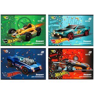 Альбом для рисования А4 12л Kite мод.241 Hot Wheels HW26-241